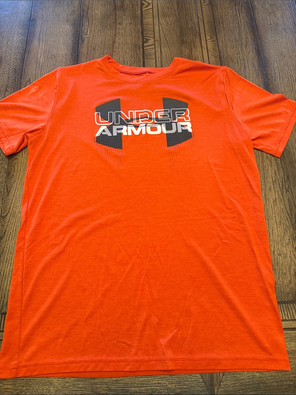 Under Armour Bright Orange Short-Sleeve Logo Tee